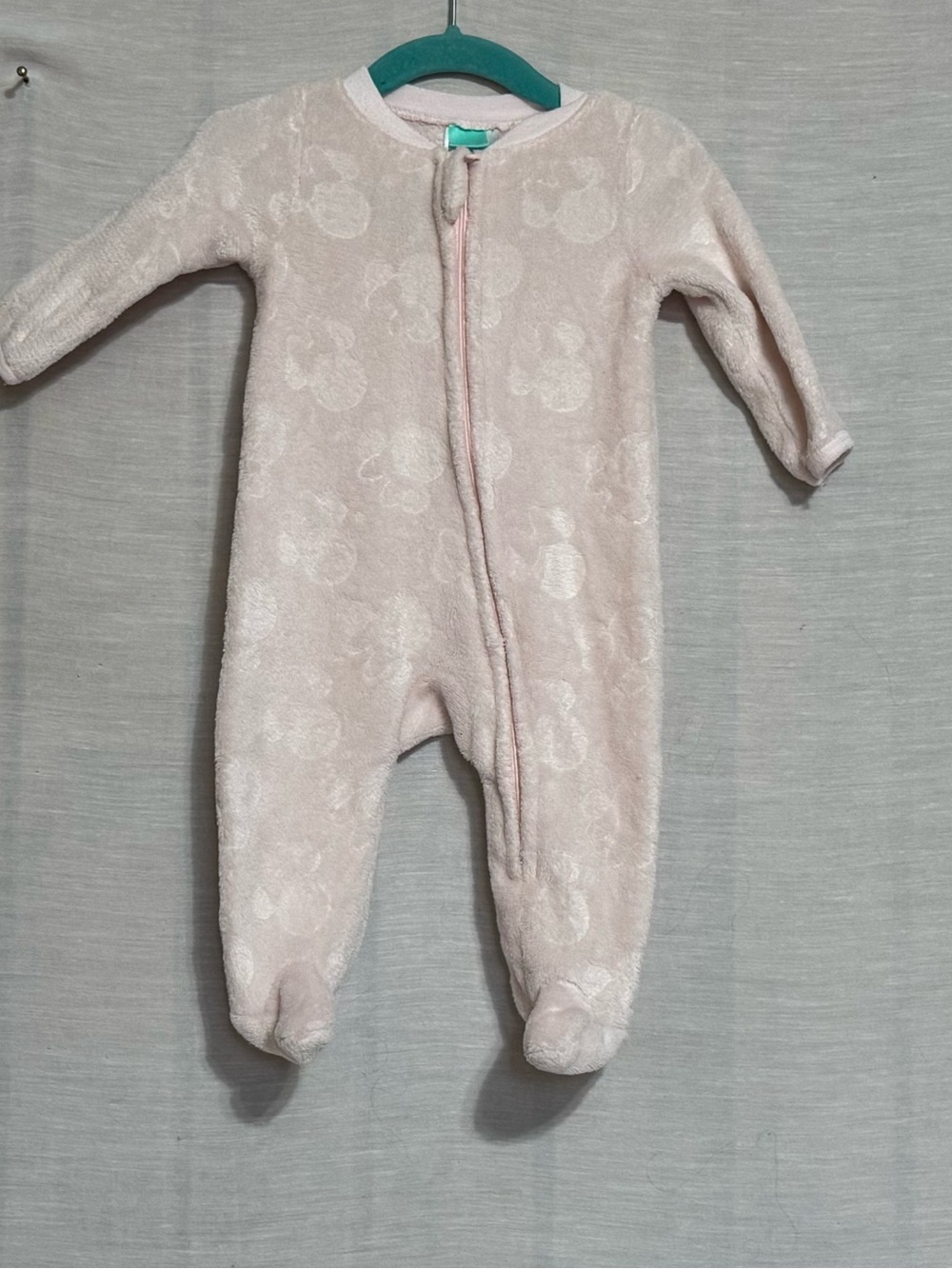 Disney Baby Minnie Mouse Footed Sleepers Pajamas Lot of 3